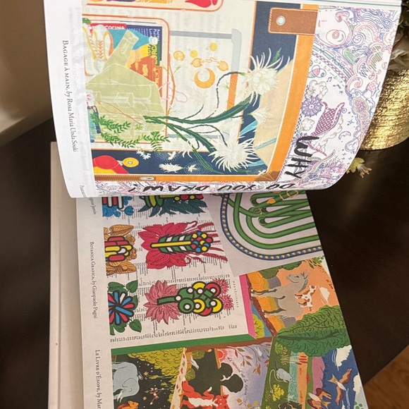 Hermes Vibrant Art Coffee Table Book in Orange and Blue - Picture 14 of 17